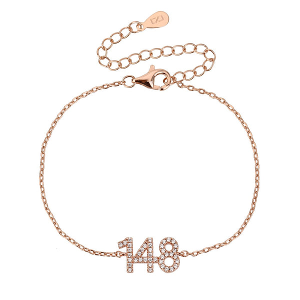 צמיד 148 רבי נחמן- רוז גולד